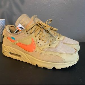 Off-white x Nike Air Max 90 Desert Ore size 9.5
